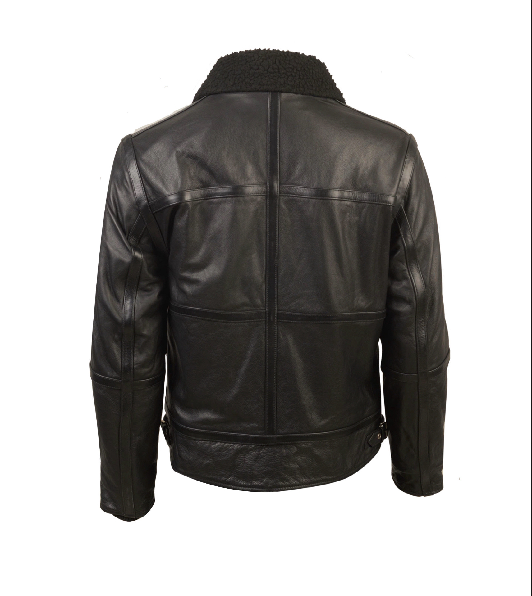 JACKET 003 — BLACK SHEARLING view 4